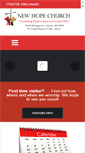 Mobile Screenshot of newhopechurchwayne.com